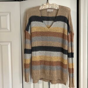 Multi-Colored Knox Rose Size L Summer Sweater